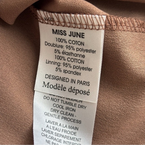 Miss June Lace Sheath Cocktail Dress 1 Small Black LBD - Picture 7 of 9